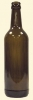 beer bottle FRANKONIA 50cl, brown, 26 mm CC