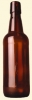 flip top bottle 50 cl brown, without fliptop