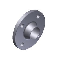 Bride De Pré-soudage DIN2633 PN16 DN 20 - Noire, Pour Raccordement Tuyauterie