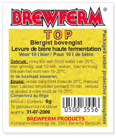 Bidrag oversættelse stål HOYER Brauereitechnik Shop - brewing yeast BREWFERM TOP 100 gr